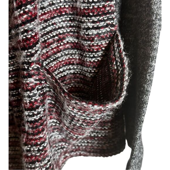 Lucky brand open front Wool blend cardigan with functional pockets size medium - Picture 3 of 8